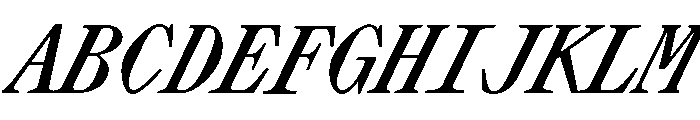Lettra Mono Semibold Italic Font UPPERCASE