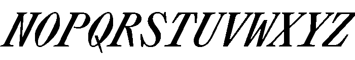 Lettra Mono Semibold Italic Font UPPERCASE