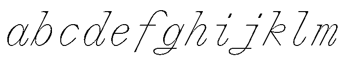 Lettra Mono Thin Italic FONT