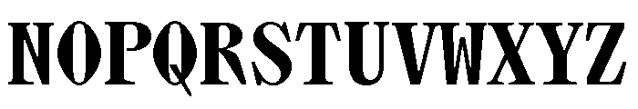 Lettra Mono Ultrabold Font UPPERCASE