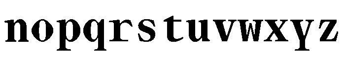 Lettra Mono Ultrabold Font LOWERCASE