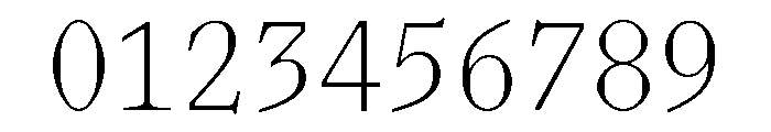 Lettra Mono Ultralight Font OTHER CHARS