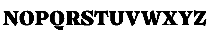 LeviDLv1AAA UltraBold Font LOWERCASE