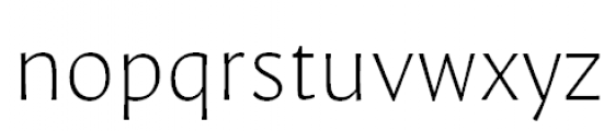 Leksa Sans Extra Light Font LOWERCASE
