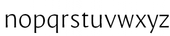 Leksa Sans Light Font LOWERCASE