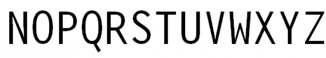 Letter Gothic Normal Font UPPERCASE