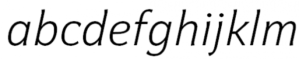 Levnam Light Italic FONT