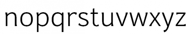 Levnam Light Font LOWERCASE