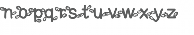 leaf font Font LOWERCASE