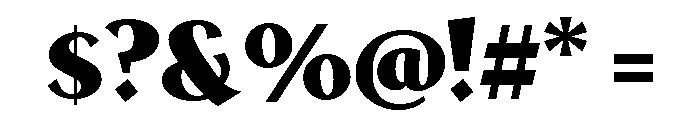 Le Bonjour Clean Bold Font OTHER CHARS