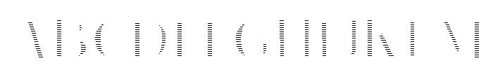 Le Bonjour Offset Line Regular Font UPPERCASE