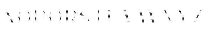 Le Bonjour Offset Line Regular Font LOWERCASE