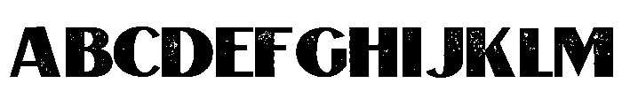 Le Bonjour Pressed Bold FONT