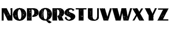 Le Bonjour Pressed Bold Font LOWERCASE