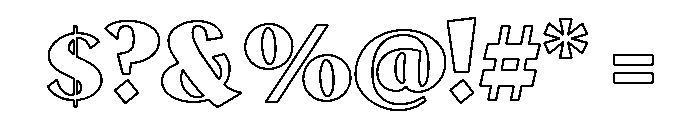 Le Bonjour Stroke Bold Font OTHER CHARS
