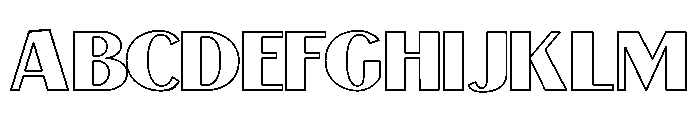 Le Bonjour Stroke Bold Font UPPERCASE