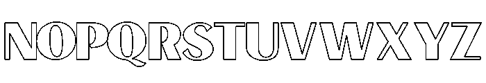 Le Bonjour Stroke Bold Font UPPERCASE