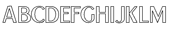 Le Bonjour Stroke Light Font UPPERCASE