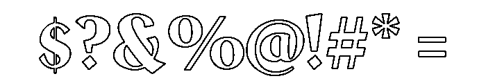 Le Bonjour Stroke Regular Font OTHER CHARS