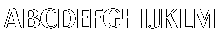 Le Bonjour Stroke Regular Font UPPERCASE