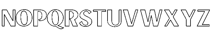 Le Bonjour Stroke Regular Font UPPERCASE