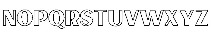Le Bonjour Stroke Regular Font LOWERCASE