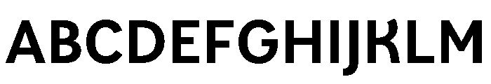 LeanO Sans Bold Font UPPERCASE