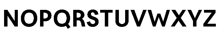 LeanO Sans Bold Font UPPERCASE