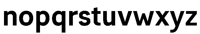 LeanO Sans Bold Font LOWERCASE