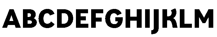 LeanO Sans Extra Bold Font UPPERCASE