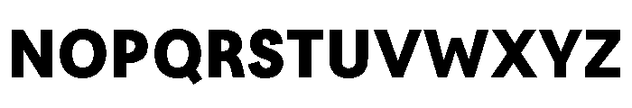 LeanO Sans Extra Bold Font UPPERCASE