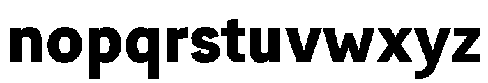 LeanO Sans Extra Bold Font LOWERCASE