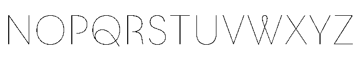 LeanO Sans Hairline Font UPPERCASE