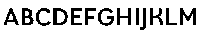 LeanO Sans Medium Font UPPERCASE