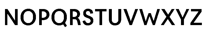 LeanO Sans Medium Font UPPERCASE