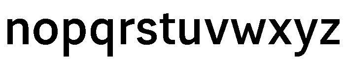 LeanO Sans Medium Font LOWERCASE