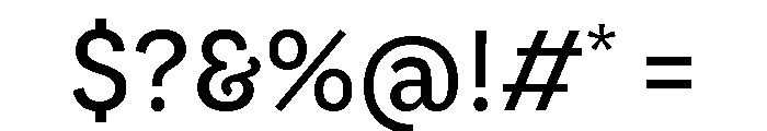 LeanO Sans Regular Font OTHER CHARS