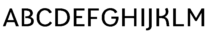 LeanO Sans Regular Font UPPERCASE