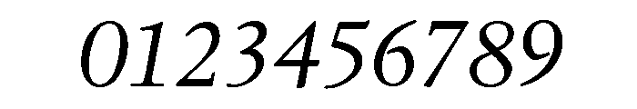 Leighton Regular Italic Font OTHER CHARS