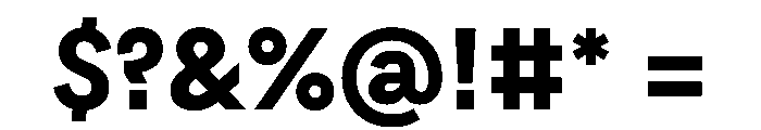 Lemur Bold Font OTHER CHARS