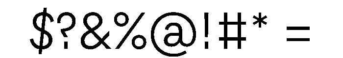 Lemur Light Font OTHER CHARS