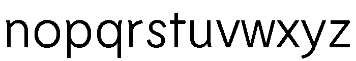 Lemur Light Font LOWERCASE