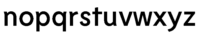 Lemur Medium Font LOWERCASE