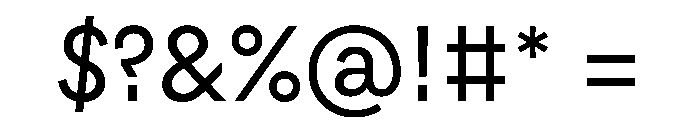 Lemur Regular Font OTHER CHARS