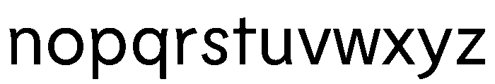 Lemur Regular Font LOWERCASE