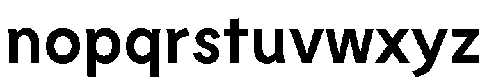 Lemur Semi Bold Font LOWERCASE