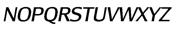 Lesmore Book Italic Font UPPERCASE