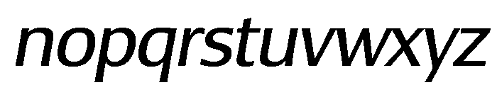 Lesmore Book Italic Font LOWERCASE