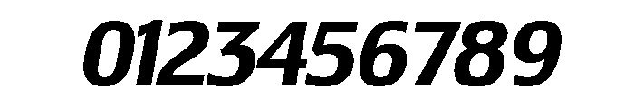 Lesmore Condensed Bold Italic Font OTHER CHARS