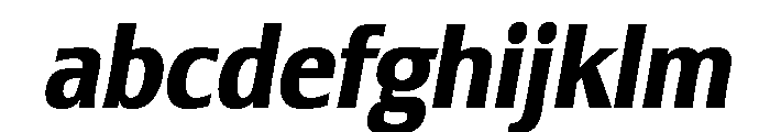 Lesmore Condensed Bold Italic FONT